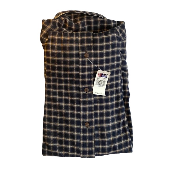 Chaps Ralph Lauren Navy Button Down Shirt - Picture 5 of 5